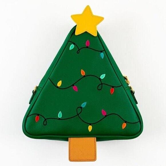 "Can't Clutch" This Christmas Tree Bag - Green/Multi. NWT - Picture 7 of 11